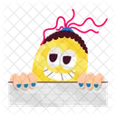 Graffiti Stickers Cute Smiles Cartoon Expression Icon