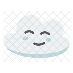 Cute Smiley Cloud  Icon