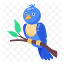 Bird Branch Cute Sparrow Cute Bird Icon