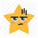 Cute Star in Annoyed  Icon