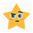 Cute Star in Confuse  Icon