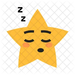 Cute Star in Sleep  Icon