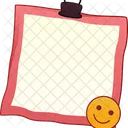 Sticky Note Paper Writing Note Icon