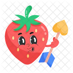 Cute Strawberry  Icon