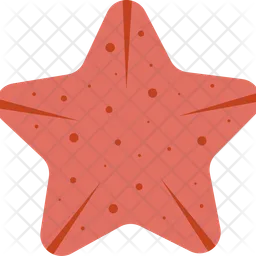 Cute Summer starfish  Icon