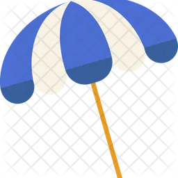 Cute Summer Umbrella  Icon