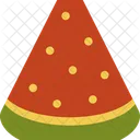 Cute Summer Watermelon Icon