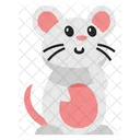 Cute Thinking Mouse  Icon
