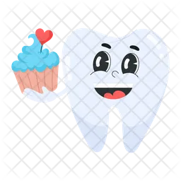 Cute Tooth  Icon