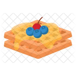 Cute Waffle  Icon