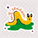 Cute Worm  Icon