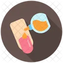 Cuticle Oil Nails Care Icon