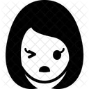 Cutie Dull Face Icon
