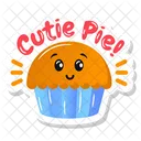 Cutie Pie Cupcake  Icon