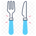 Cutlery Fork Knife Cutlery Fork Knife Icon