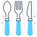 Cutlery Fork Spoon Knife Icon