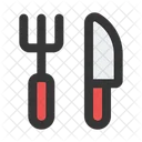Cutlery Knife Fork Icon