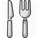 Cutlery Fork Knife Icon