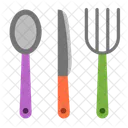 Cutlery Fork Knife Icon