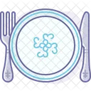 Cutlery Eating Plate Icon