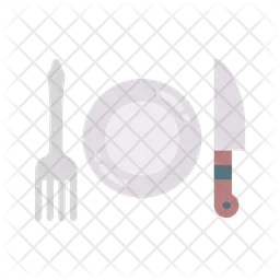 Cutlery And Plate  Icon