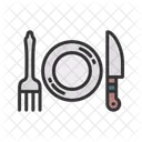 Cutlery And Plate Icon