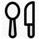 Cutlery Fork Knife Icon