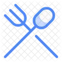 Cutlery Fork Knife Icon