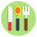 Cutlery Fork Knife Icon