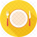 Cutlery Dinner Plate Icon