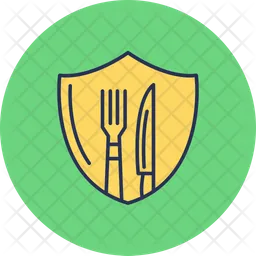 Cutlery shield  Icon