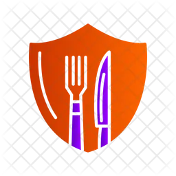 Cutlery shield  Icon