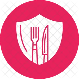 Cutlery shield  Icon