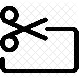 Cutout Icon - Download in Line Style