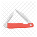 Knife Blade Cutting Icon