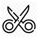 切る、はさみ、切る アイコン