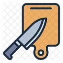 Cutting Board Knife Chopping Board Icon