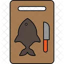 Cutting Board Fish Cutting Board Seafood Kitchenware Icon