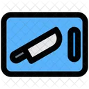 Cutting Board And Knife  Icon