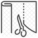 Cutting Fabric  Icon