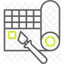 Cutting Mat Blade Cutting Icon