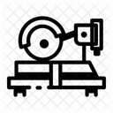 Cutting Metal Saw Machinery Icon