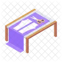 Sewing Table Sewing Pattern Cutting Pattern Icon
