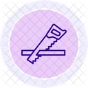 Cutting with saw  Icon