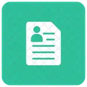 Cv Document File Icon