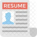 CV Curriculum Vitae Icon