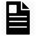 Cv Document File Icon