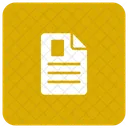 Cv Document Page Icon