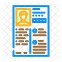 CV Document Entretien Icône