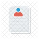 Cv Document Page Icon